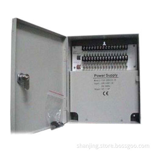 Power Supply Box with 110-220V AC Inputs, 9/18 Channels Output 240W